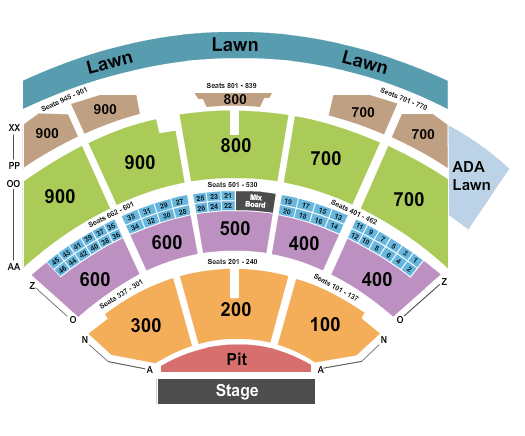 Riverbend Music Center Riverbend Seating Chart
